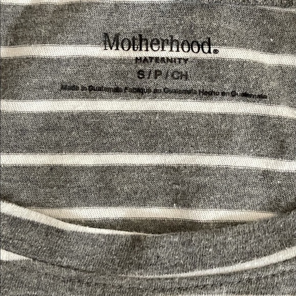 Motherhood Maternity sz sm gray/white stripe - Picture 8 of 8